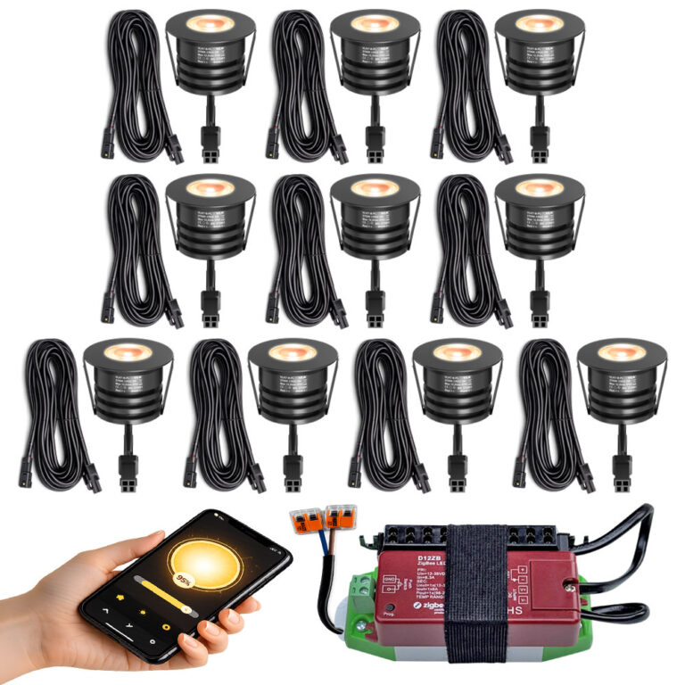 smart led inbouwspots set 10