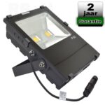 LED bouwlamp 100W warm wit