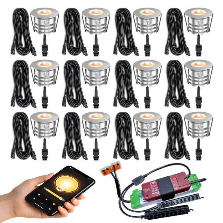 rvs zigbee inbouwspots set 12