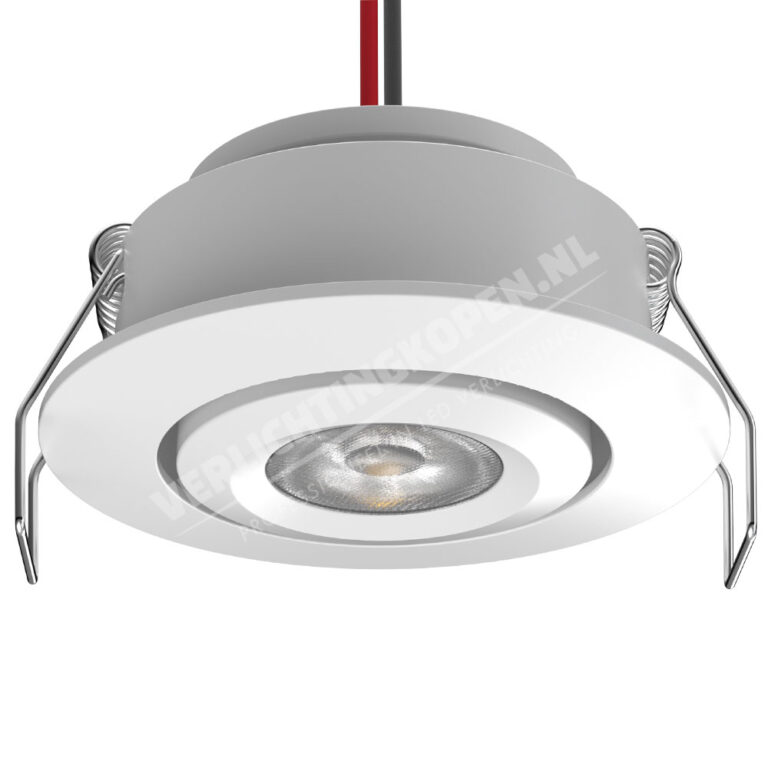 12V inbouwspot kantelbaar wit VLK9
