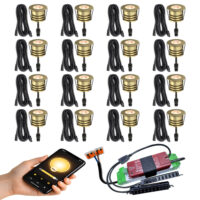 16 messing ondiepe inbouwspots Zigbee