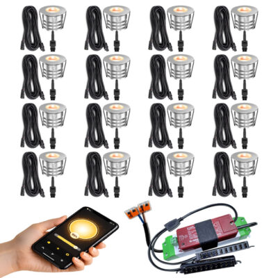 rvs zigbee inbouwspots set 16