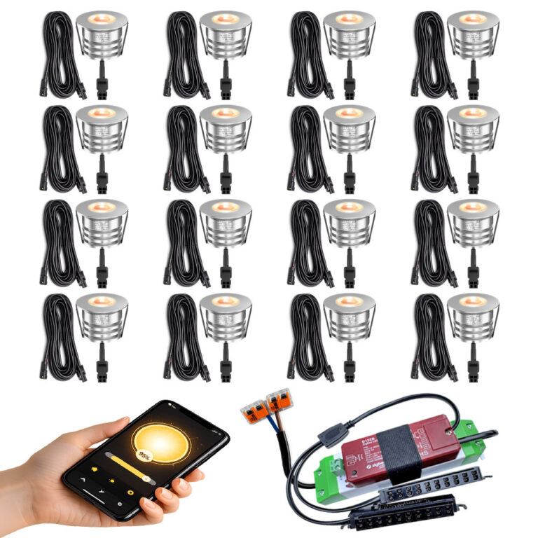 rvs zigbee inbouwspots set 16