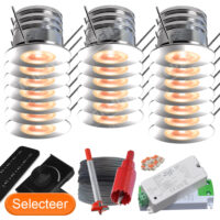 20 inbouwspots voor houten balken