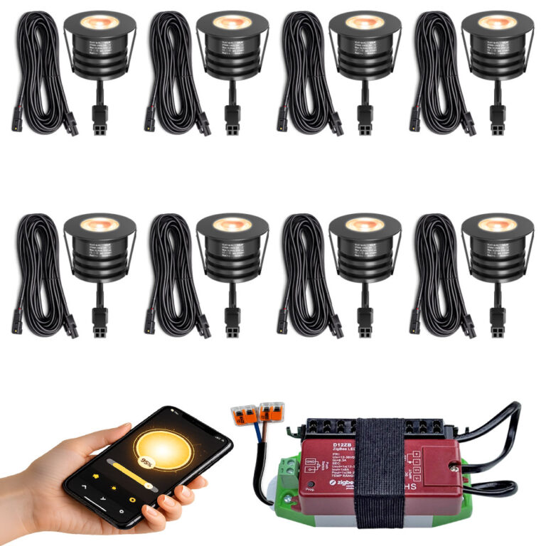 slimme overkapping verlichting set 8