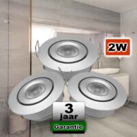 Badkamer Ledspot Kantelbaar Warmwit 12VDC 2W