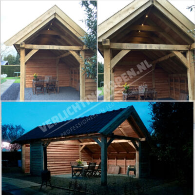 blokhut verlichting spots