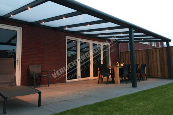 Spots voor aluminium overkapping 28mm / 33mm