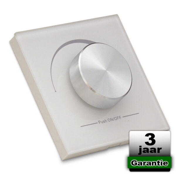 Afstandsbediening draadloos draai/druk wit - Voor inbouwdoos