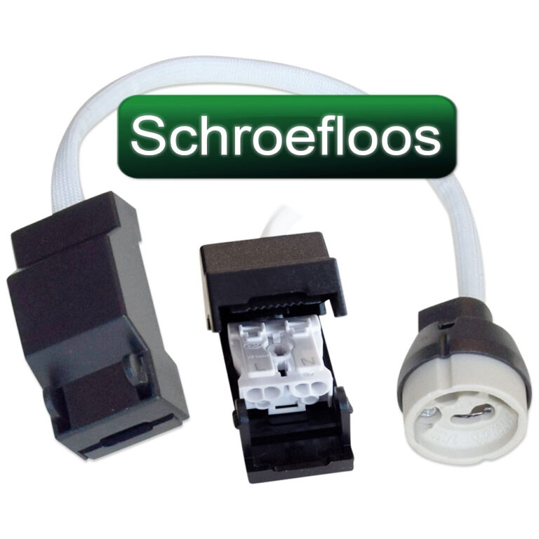 GU10-fitting-Klem-verbinding-schroefloos