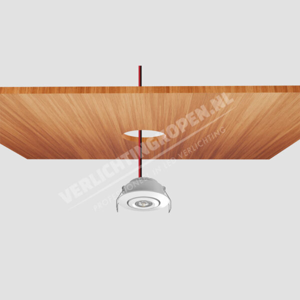 Kantelbare ledspot inbouwen wit