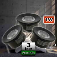 Led Spotjes slaapkamer Zwart Warmwit