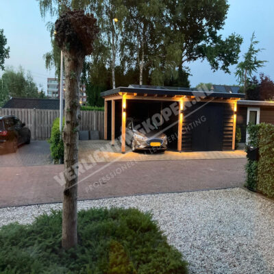 Led spotjes Overkapping Veranda