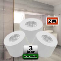 Opbouw Led Verlichting badkamer Wit