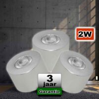 Opbouw Led Spot slaapkamer 12V 2W