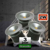 Strakke Inbouwspot slaapkamer Warmwit 2700K