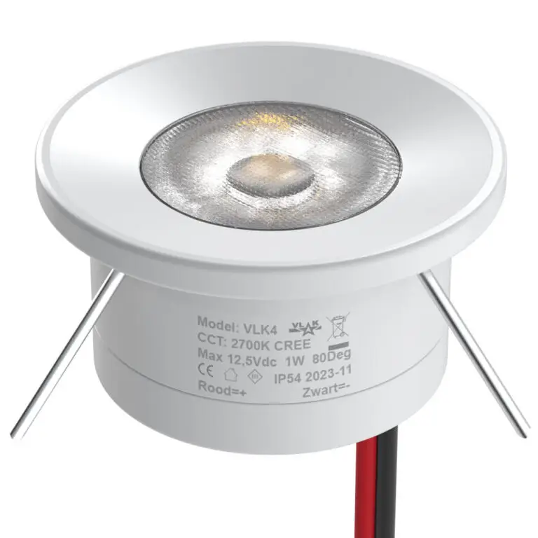 Witte minispot 1W VLK4
