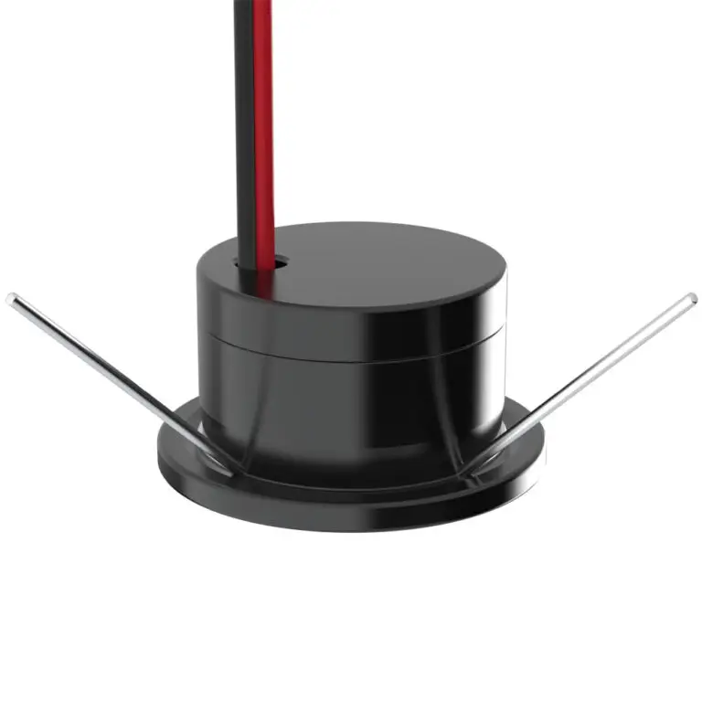 Achterkant minispot zwart VLK5