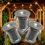 Veranda verlichting inbouw 1W Rond 2700K Warmwit - Dimbaar met Zigbee of RF afstandsbediening - 16mm
