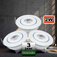 Kantelbare Ledspot Wit slaapkamer Inbouw Verlichting