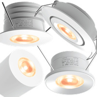 Witte mini spots assortiment