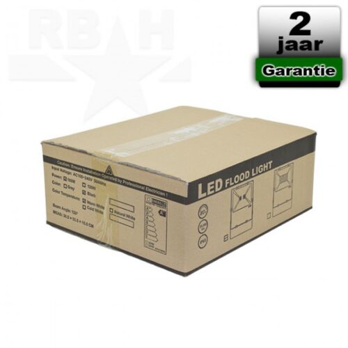 Led bouwverlichting 100W 230V 3000K