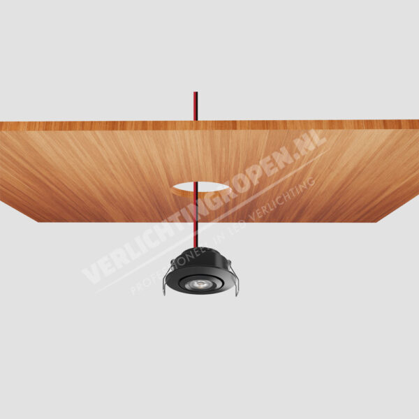 inbouwspot kantelbaar mini zwart VLK10