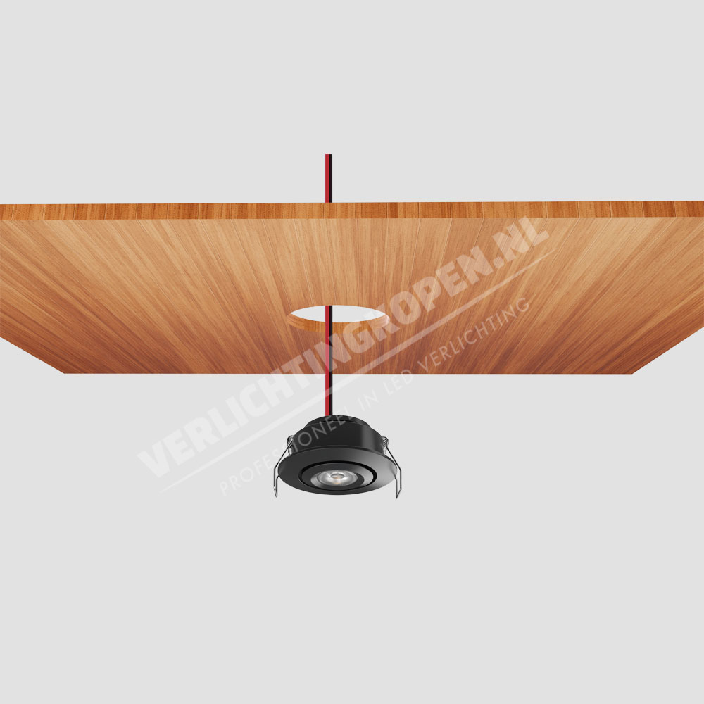 inbouwspot kantelbaar mini zwart VLK10 inbouwspot kantelbaar mini zwart VLK10