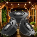 Richtbare Verlichting Veranda - Overkapping - Carport 12Vdc 2W CREE 2700K - Dimbaar met afstandsbediening / Zigbee