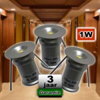 Mini Ledspot Gang / Hal 1W 2700K Warmwit