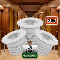 Led Spot Verlichting Hal / Gang Wit 2W