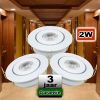 Kantelbare Ledspot Wit Hal / Gang Inbouw Verlichting