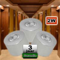 Opbouw Led Spot Hal / Gang 12V 2W