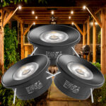 Kleine mini Led spot zwart inbouw voor Veranda Overkapping - Dimbaar - Afstandsbediening - Zigbee